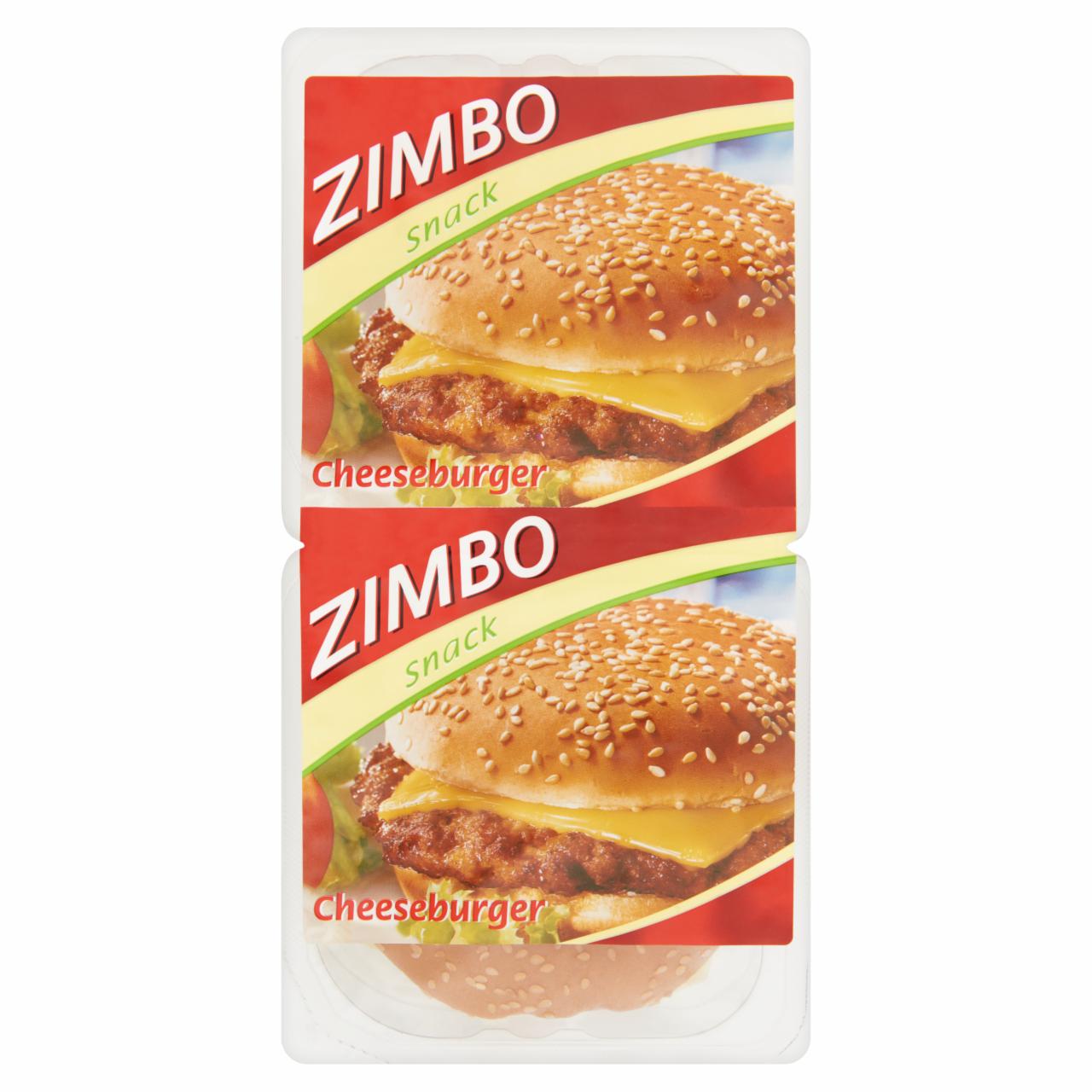 Photo - Zimbo Snack Cheeseburger Fried Burgers with Cheese in Sesame Seed Bun 2 pcs 280 g