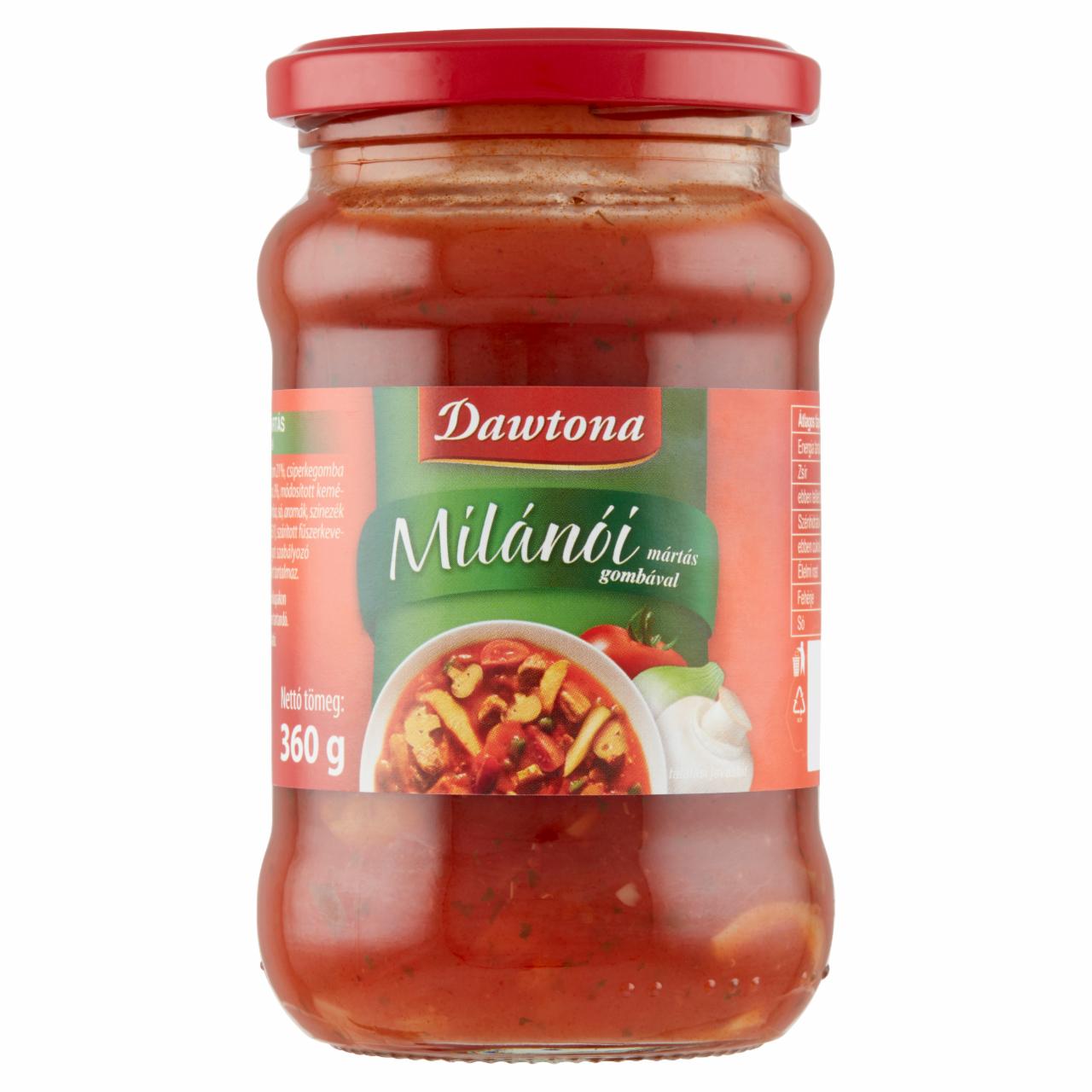 Photo - Dawtona Milanese Sauce with Mushroom 360 g