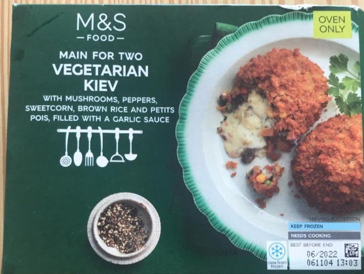 Photo - Vegetarian Kiev M&S Food