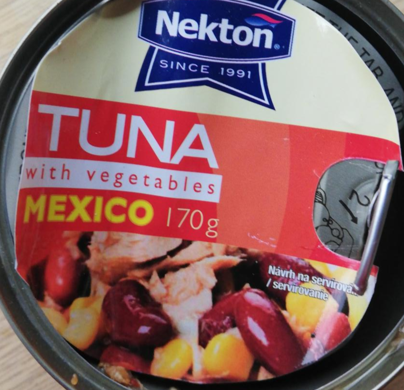 Photo - Tuna with vegetables Mexico Nekton