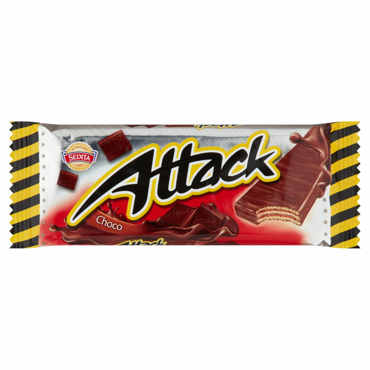 Photo - Attack Cocoa-Chocolate Cream Filled Wafer in Milk Chocolate Cover 30 g