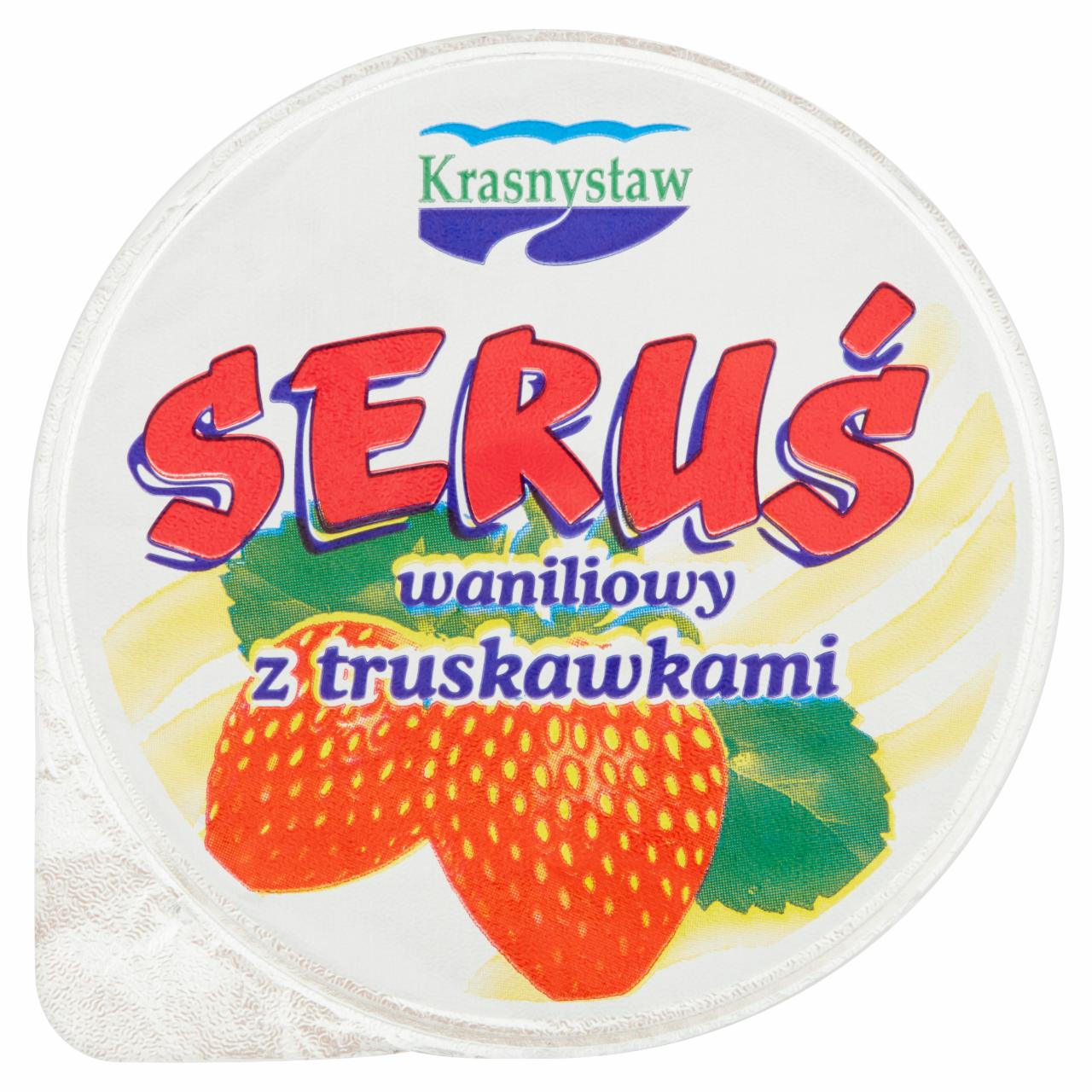 Photo - Krasnystaw Seruś Vanilla with Strawberry Cream Cheese 150 g