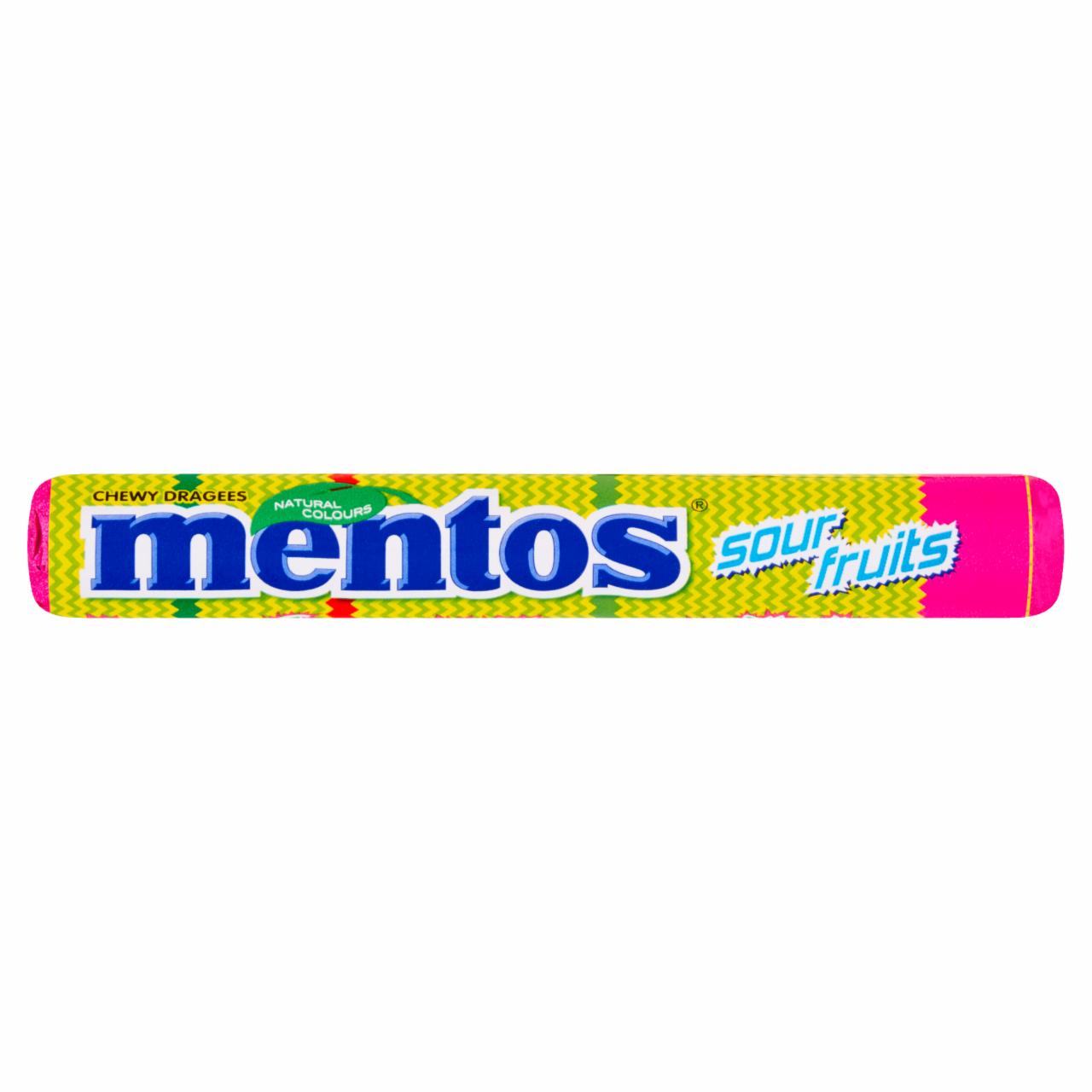 Photo - Mentos Sour Fruits Chewy Dragees 37.5 g