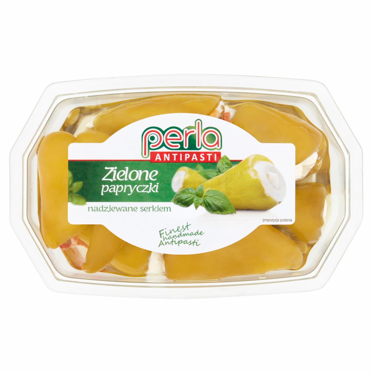 Photo - Perla Antipasti Green Peppers with Cheese 150 g