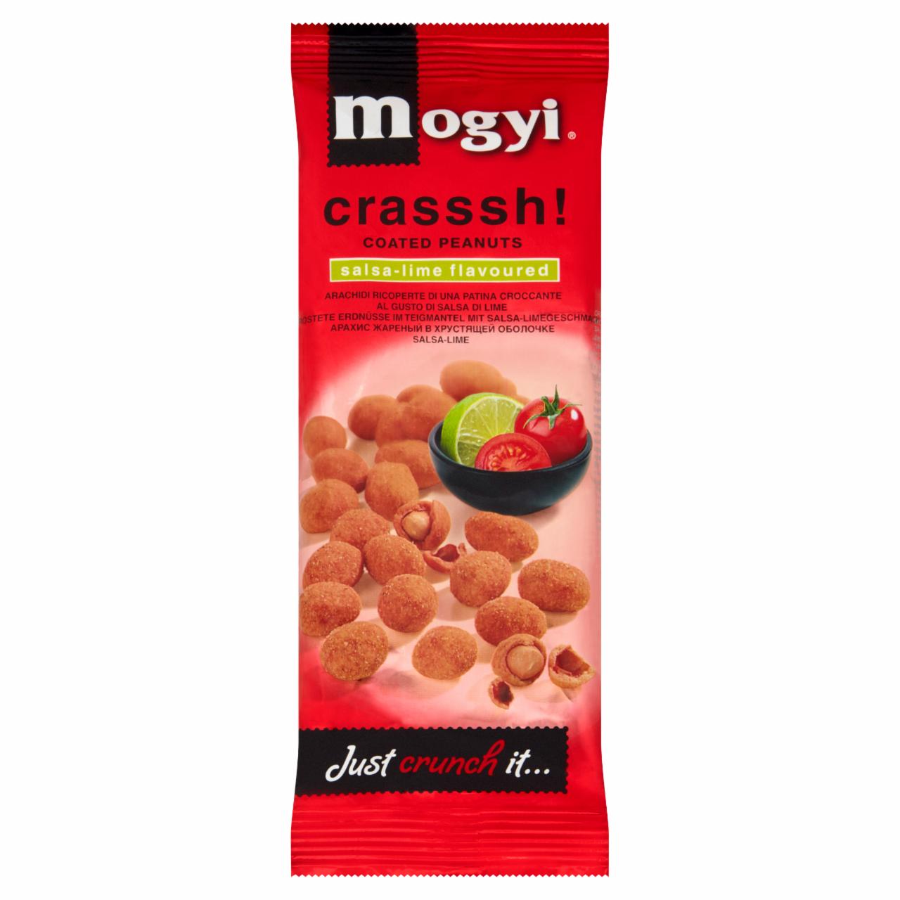 Photo - Mogyi Crasssh! Salsa Lime Flavoured Coated Peanuts 60 g