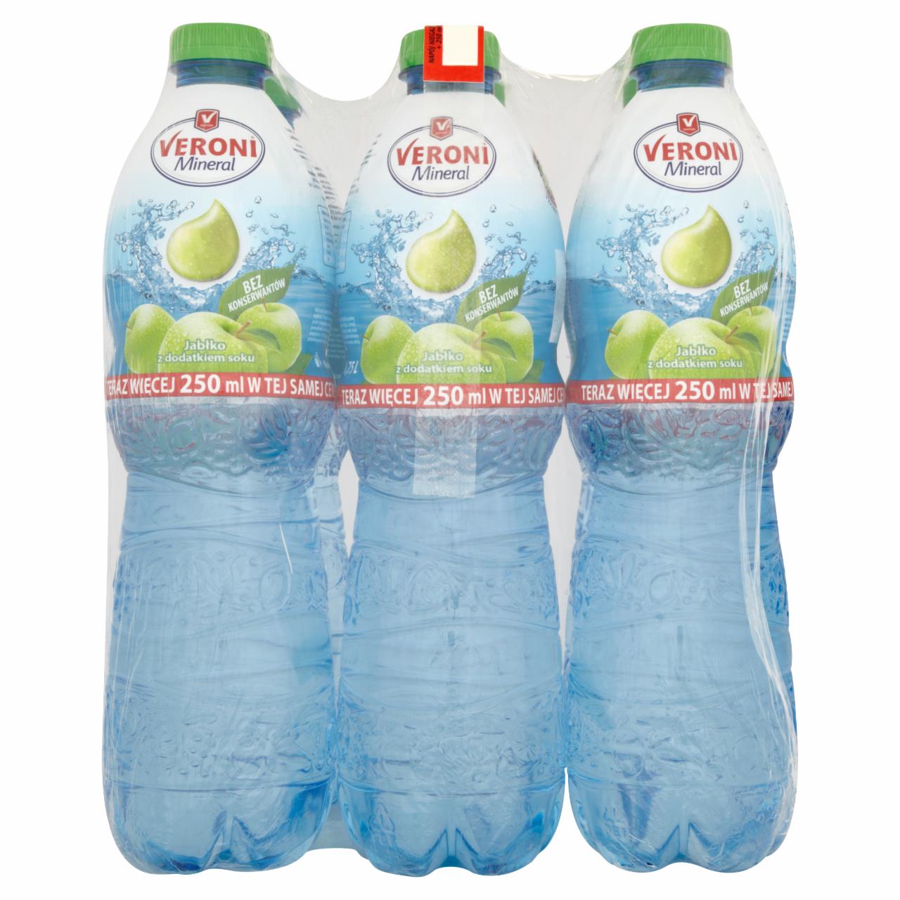Photo - Veroni Mineral Apple with Juice Drink 6 x 1.75 L