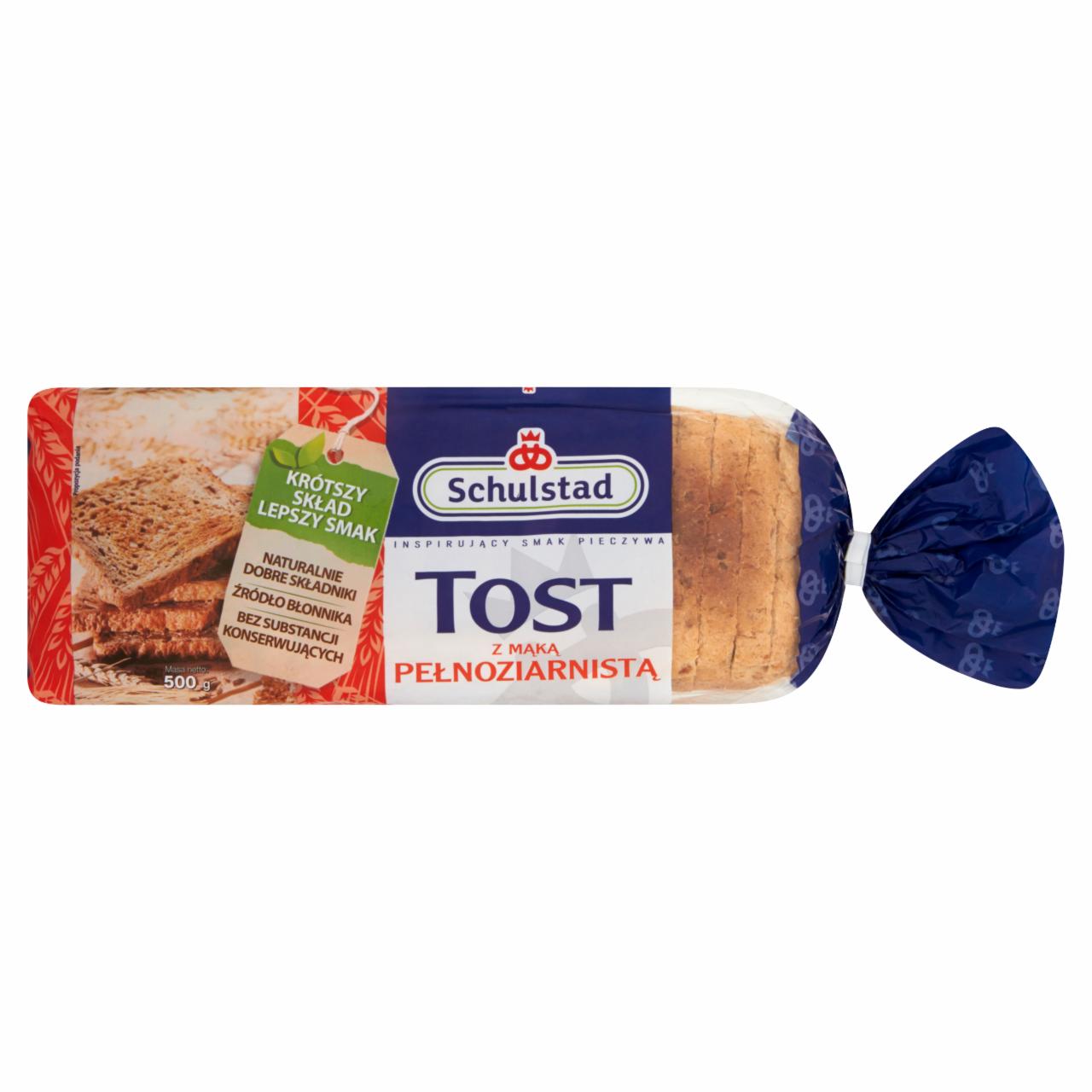 Photo - Schulstad Toast with Wholegrain Flour Toast Bread 500 g