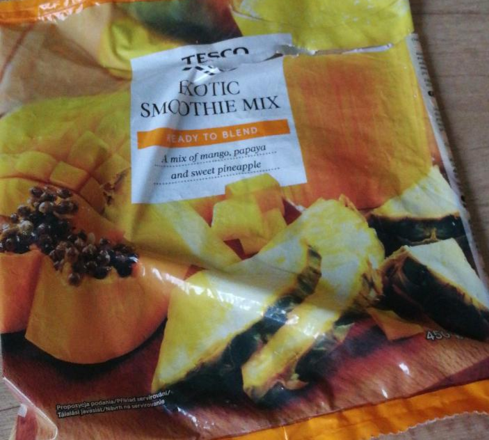 Photo - Exotic Smoothie Mix mango, papaya and sweet pineapple Tesco