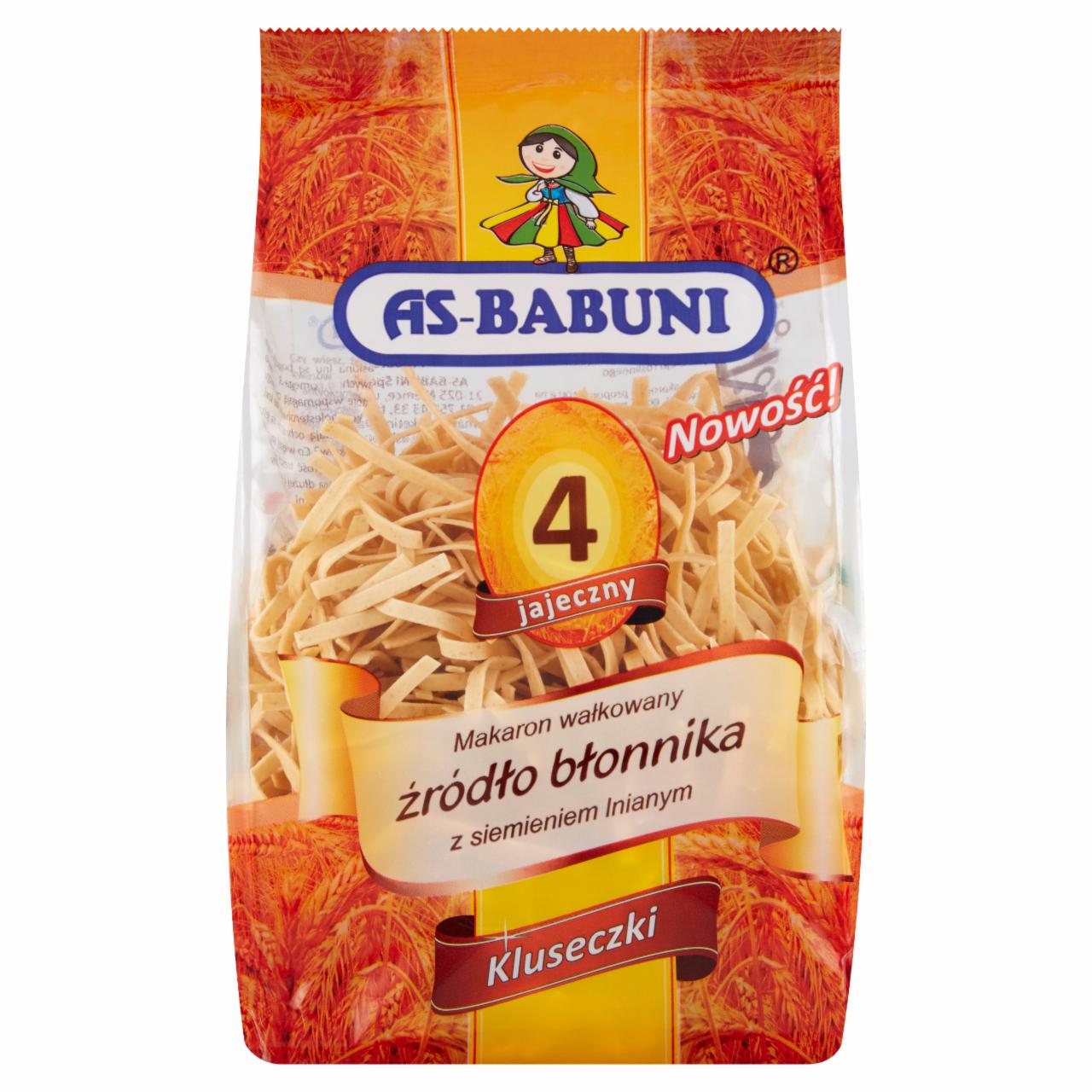 Photo - As-Babuni Noodles 4 Egg Pasta with Linseed 250 g