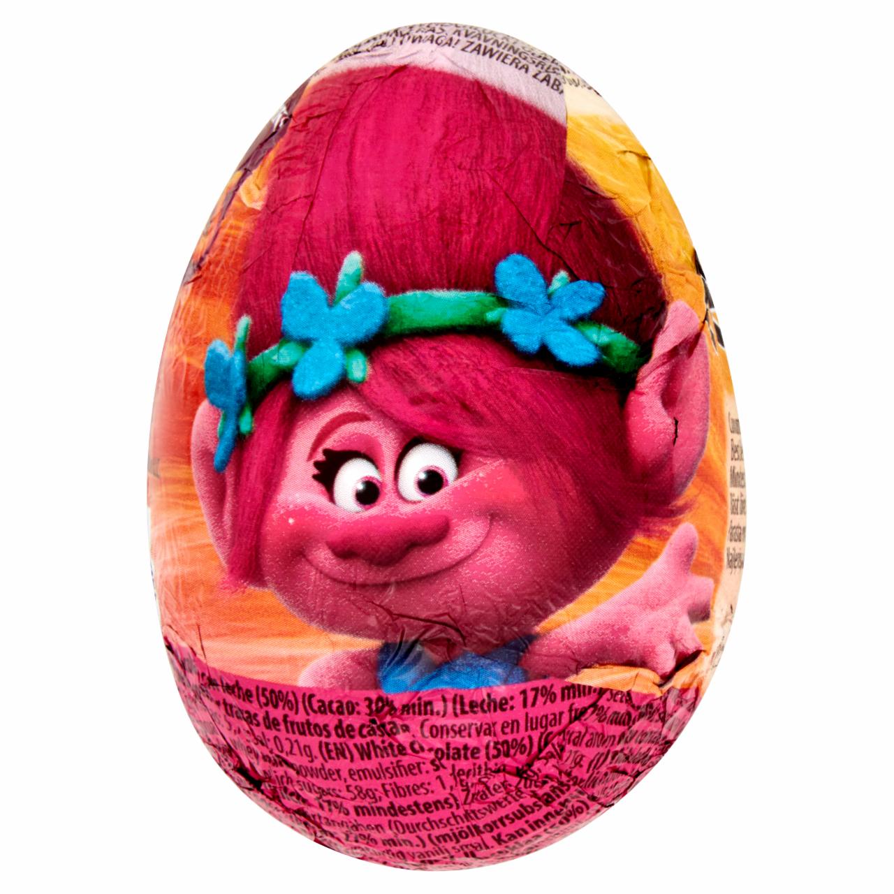 Photo - Trolls White and Milk Chocolate Egg with Toy 20 g