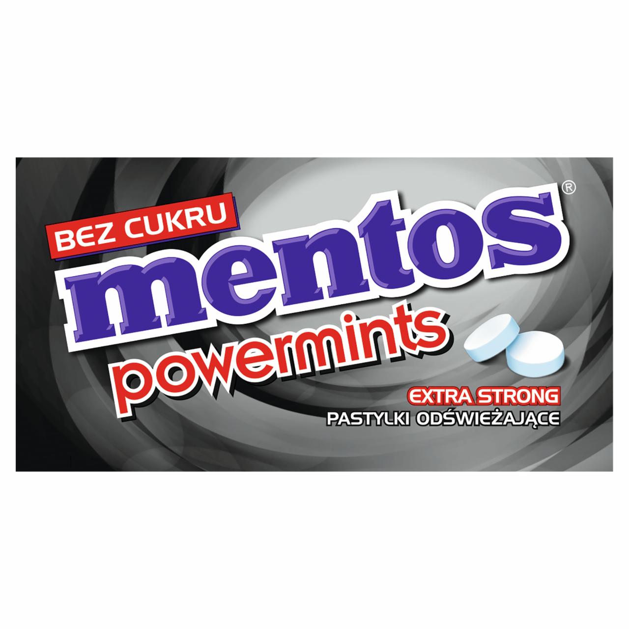 Photo - Mentos Powermints Extra Strong Sugarfree Pastilles 24 x 5.7 g