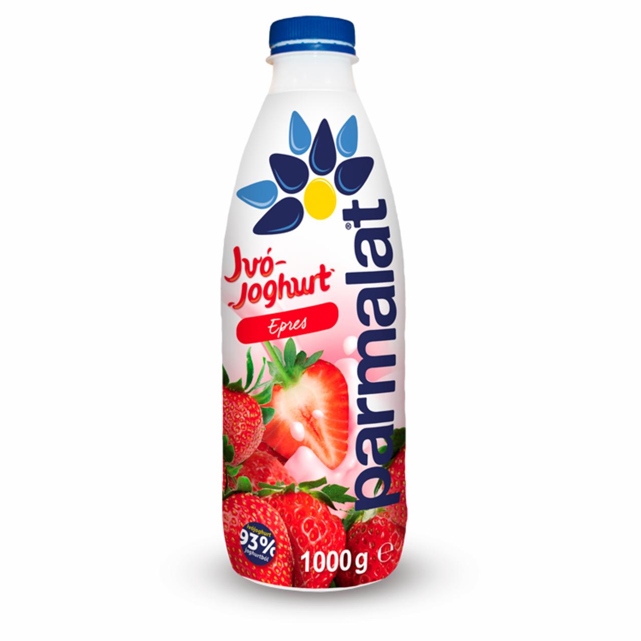 Photo - Parmalat Low-Fat Strawberry Yogurt Drink 1000 g