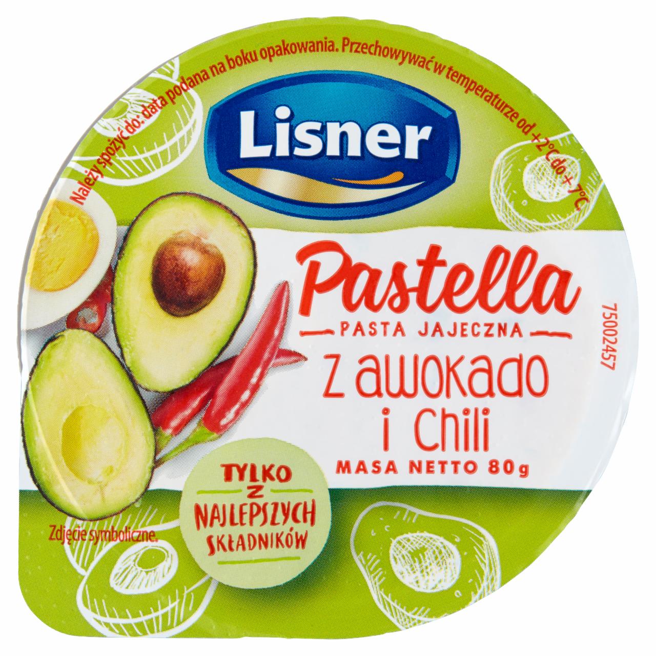 Photo - Lisner Pastella Egg Paste with Avocado and Chili 80 g