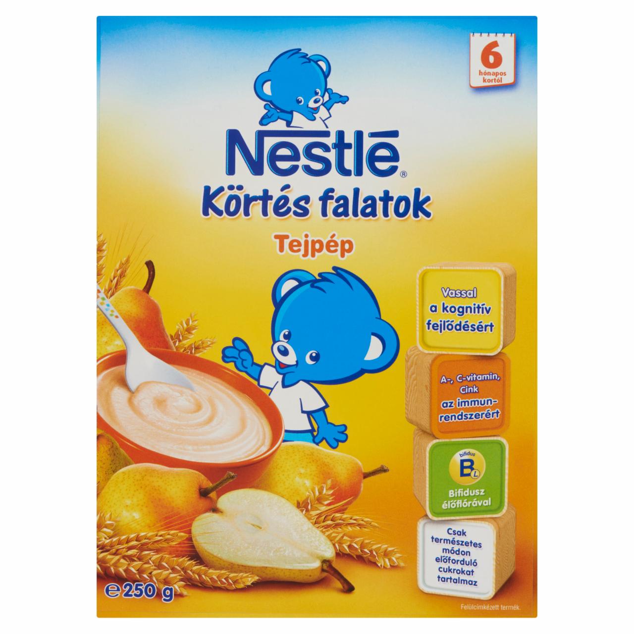 Photo - Nestlé Körtés Falatok Pear Milk Porridge 6+ Months 250 g