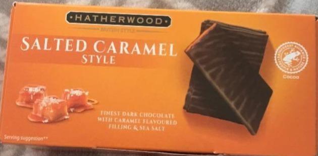 Photo - Salted caramel style finest dark chocolate Hatherwood