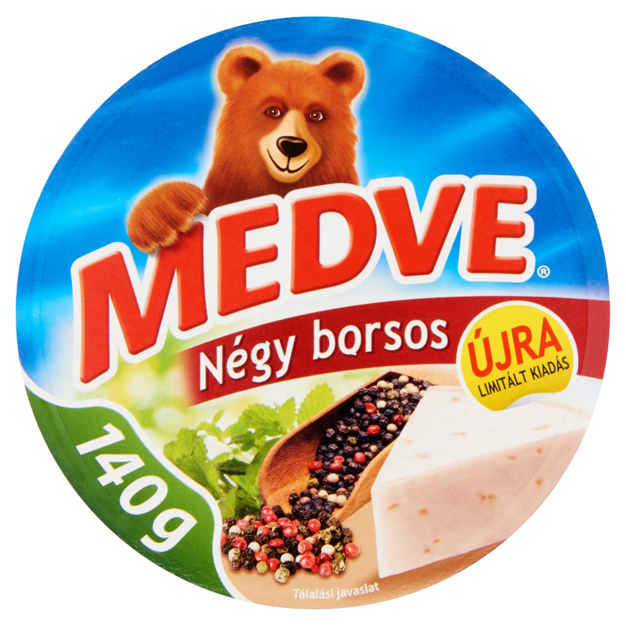 Photo - Medve Four Pepper Semi-Fat Processed Cheese Spread 8 pcs 140 g