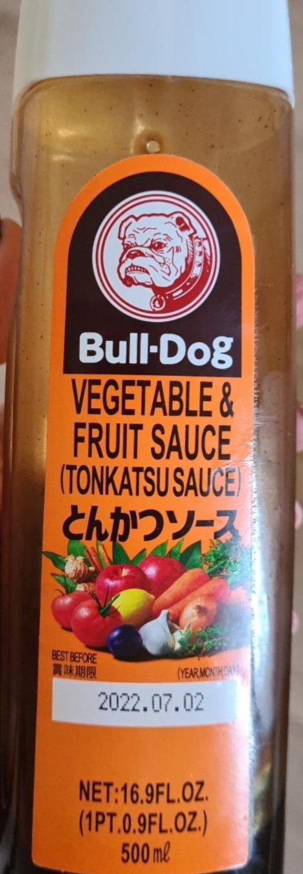 Photo - Tonkatsu Seasoning Vegetable Fruit Sauce Bull-Dog