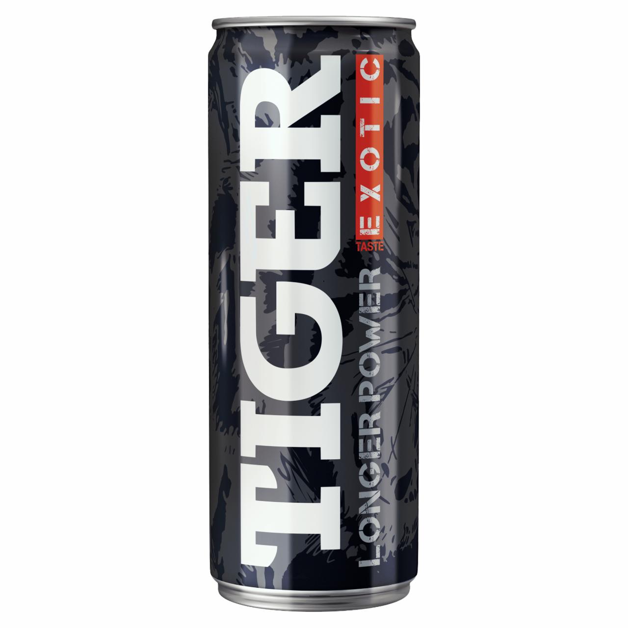Photo - Tiger Longer Power Exotic Flavored Carbonated Drink with Caffeine, Vitamin C, Isomaltulose 250 ml