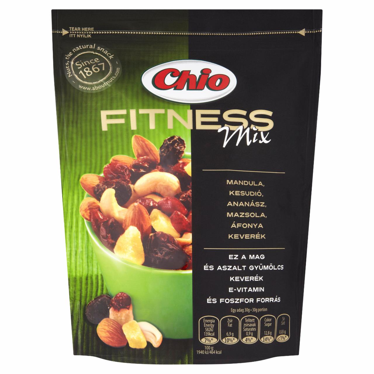 Photo - Chio Fitness Mix Mixture of Nuts and Sweetened Fruits 125 g