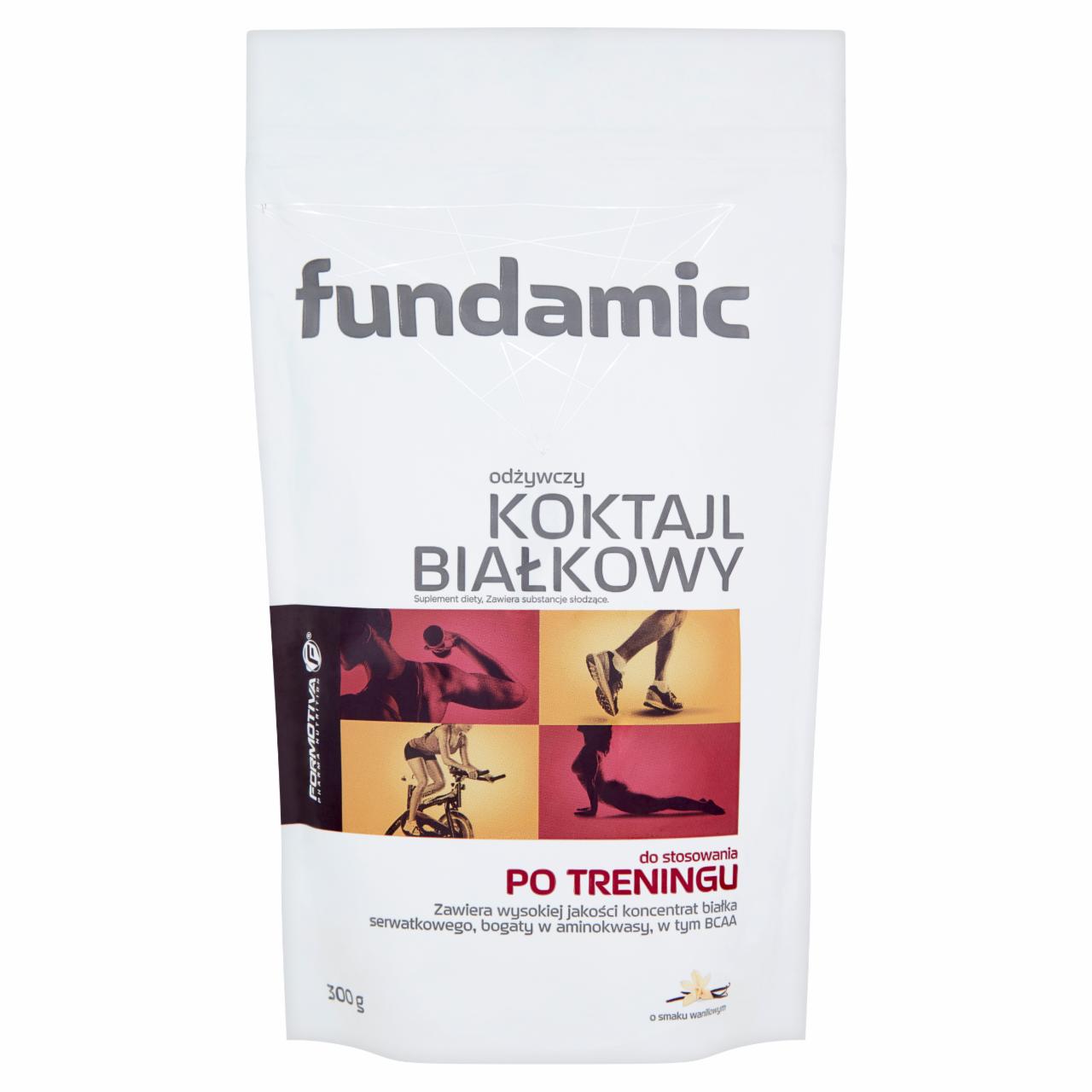 Photo - Fundamic Nourishing Protein Cocktail Vanilla Flavoured Dietary Supplement 300 g