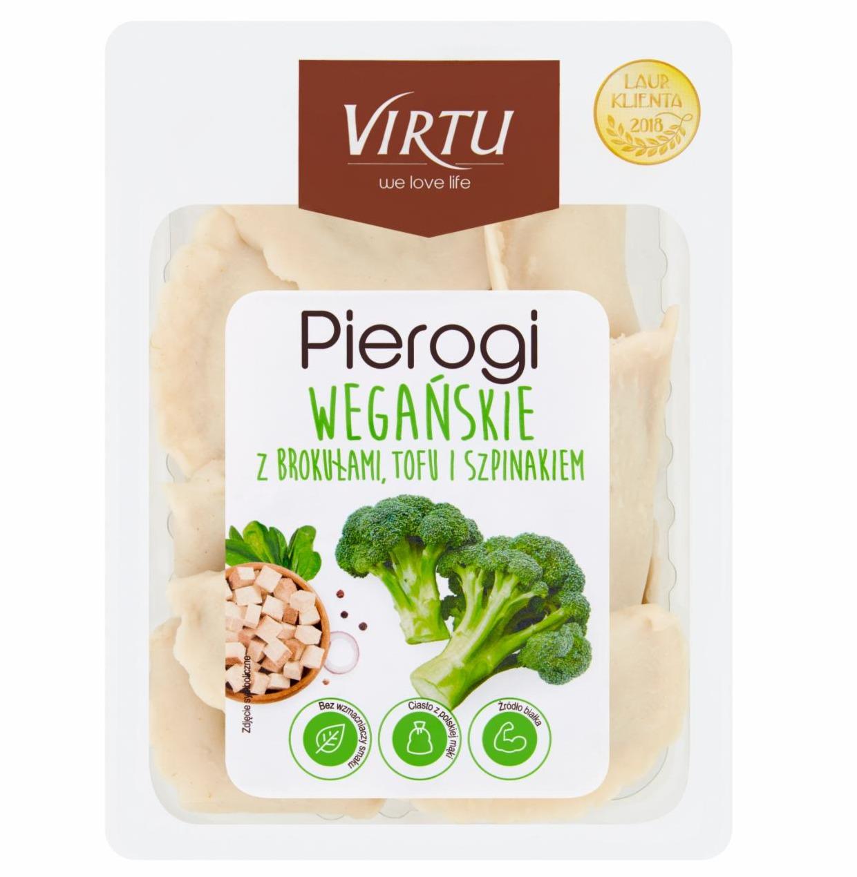 Photo - Virtu Vegan Dumplings with Broccoli Tofu and Spinach 400 g