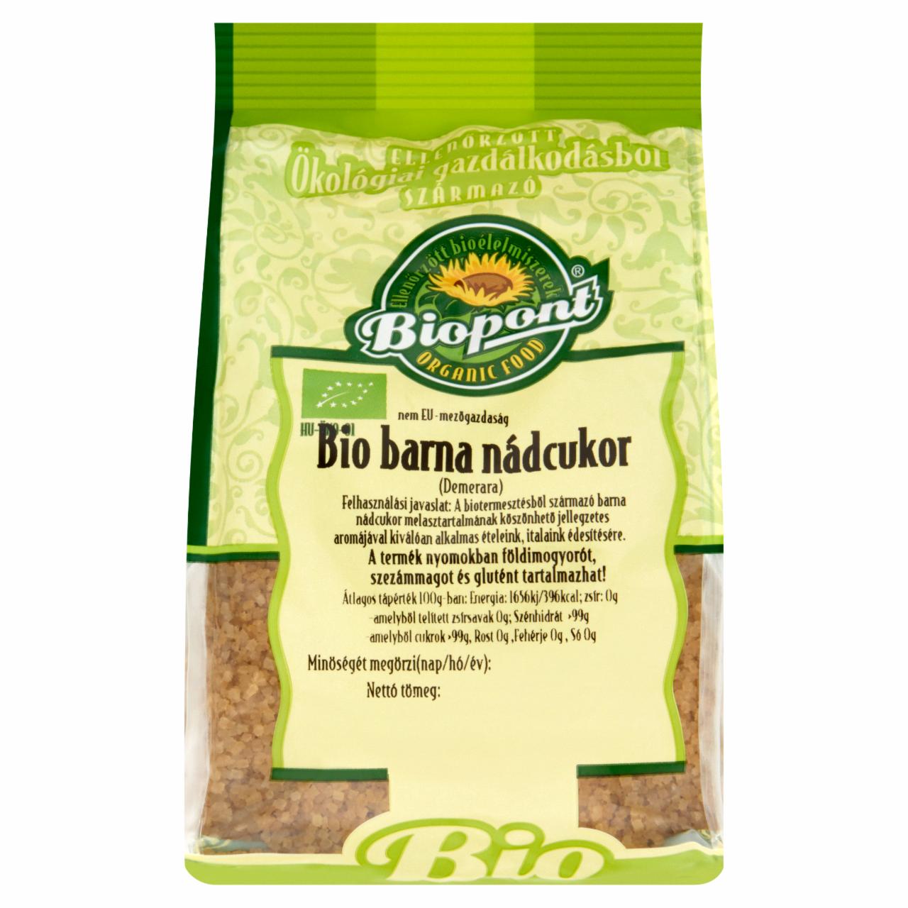 Photo - Biopont Organic Brown Cane Sugar 500 g