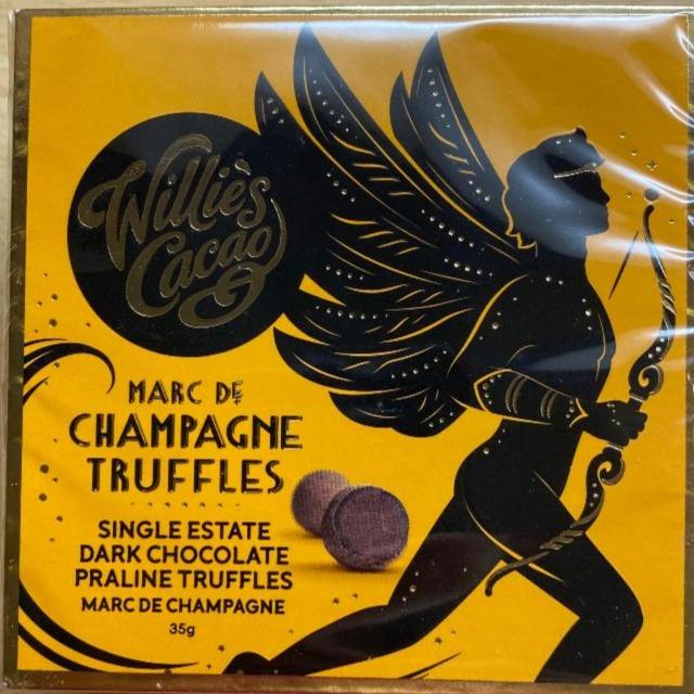 Photo - Praline Truffles Marc de Champagne Willie’s Cacao