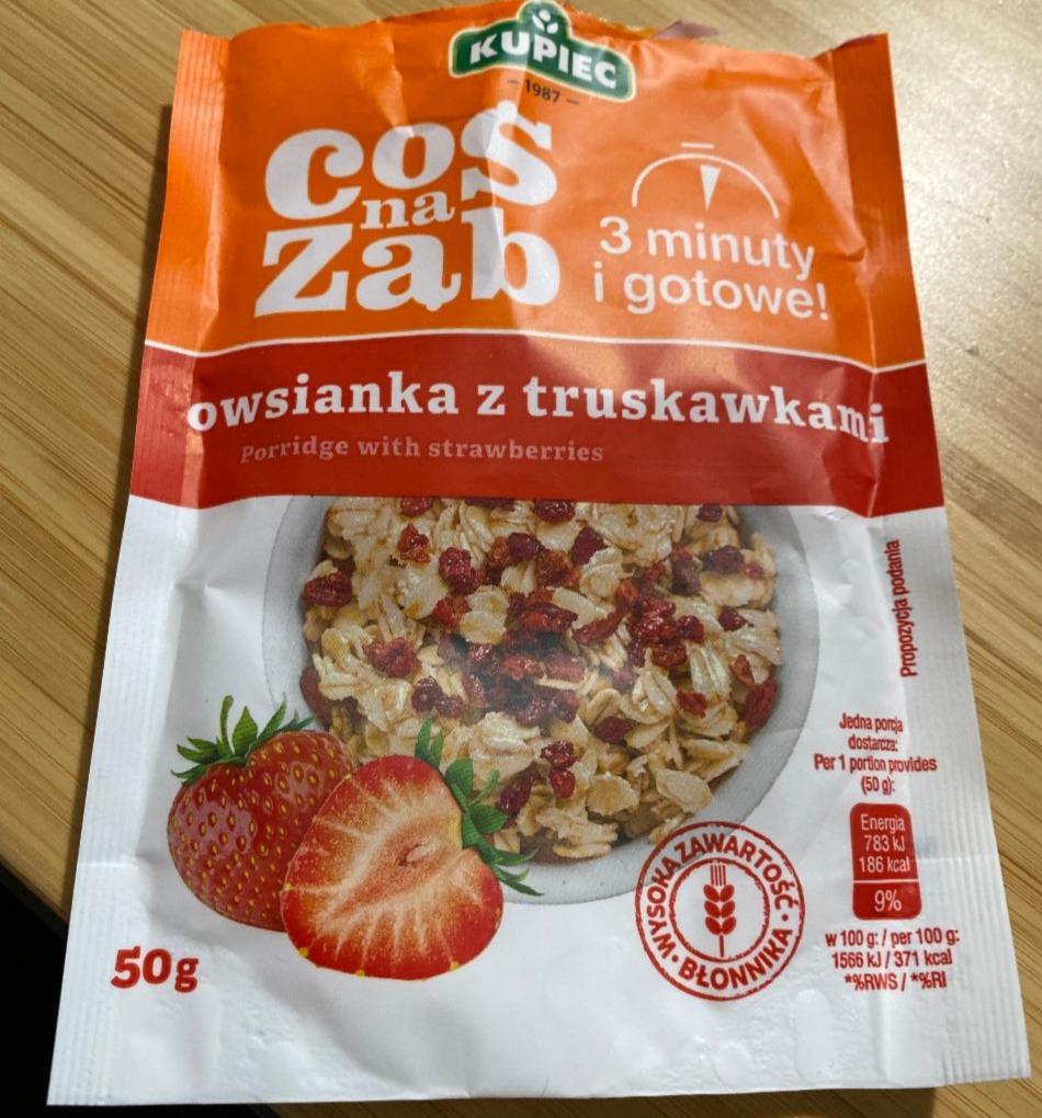 Photo - Kupiec Coś na ząb Porridge with Strawberries 50 g