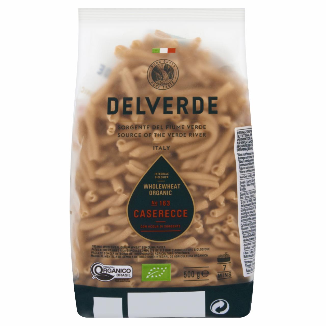 Photo - Delverde Bio Casarecce Wholemeal Pasta 500 g
