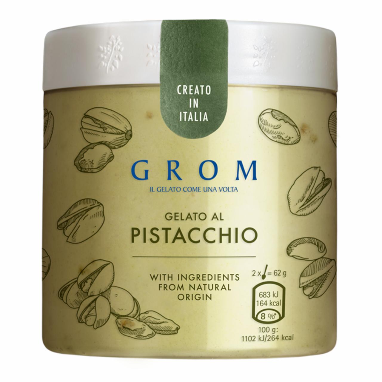 Photo - Grom Pistachio Ice Cream with Caramelized Pistachio Pieces 460 ml