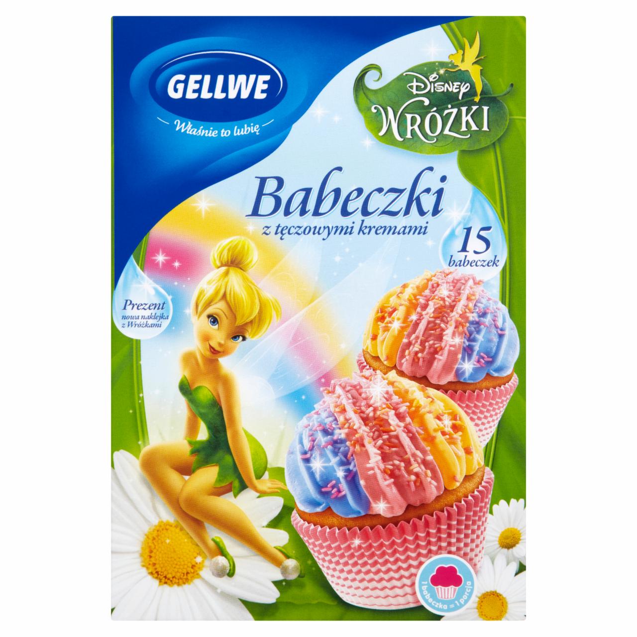 Photo - Gellwe Disney Fairies Cupcakes with Rainbow Creams 281 g