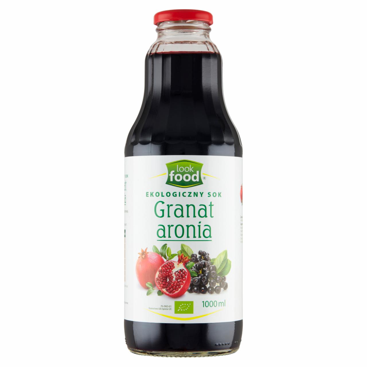 Photo - Look Food Pomegranate Chokeberry Organic Juice 1000 ml