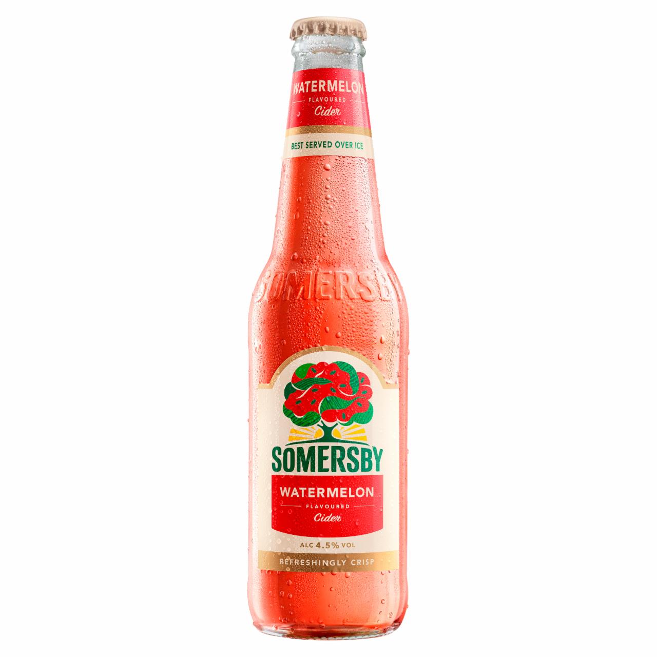 Photo - Somersby Watermelon Flavoured Cider 4,5% 0,33 l