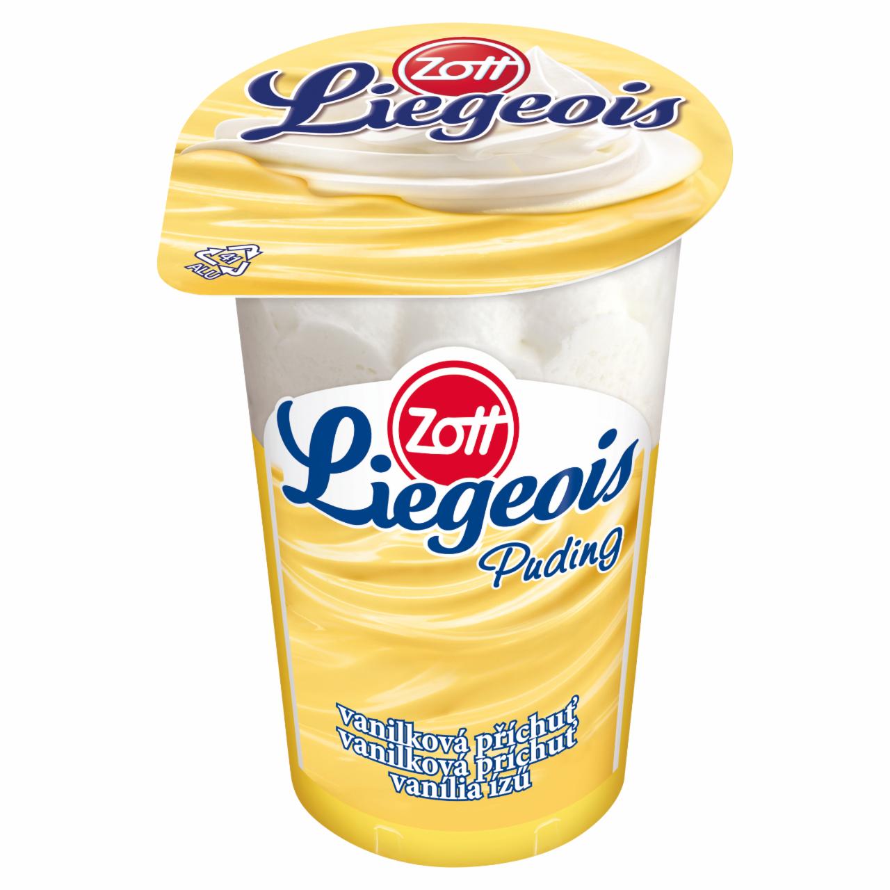 Photo - Zott Liegeois Vanilla Flavoured Pudding with Whipped Cream 175 g