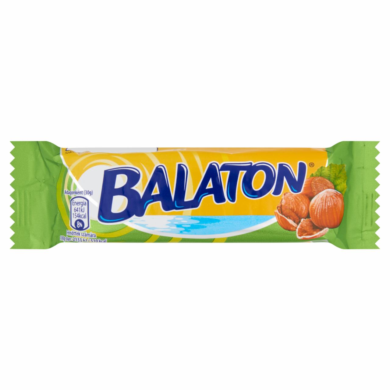 Photo - Balaton Wafer Filled with Peanut Cream Coated in Cocoa Dollop 30 g
