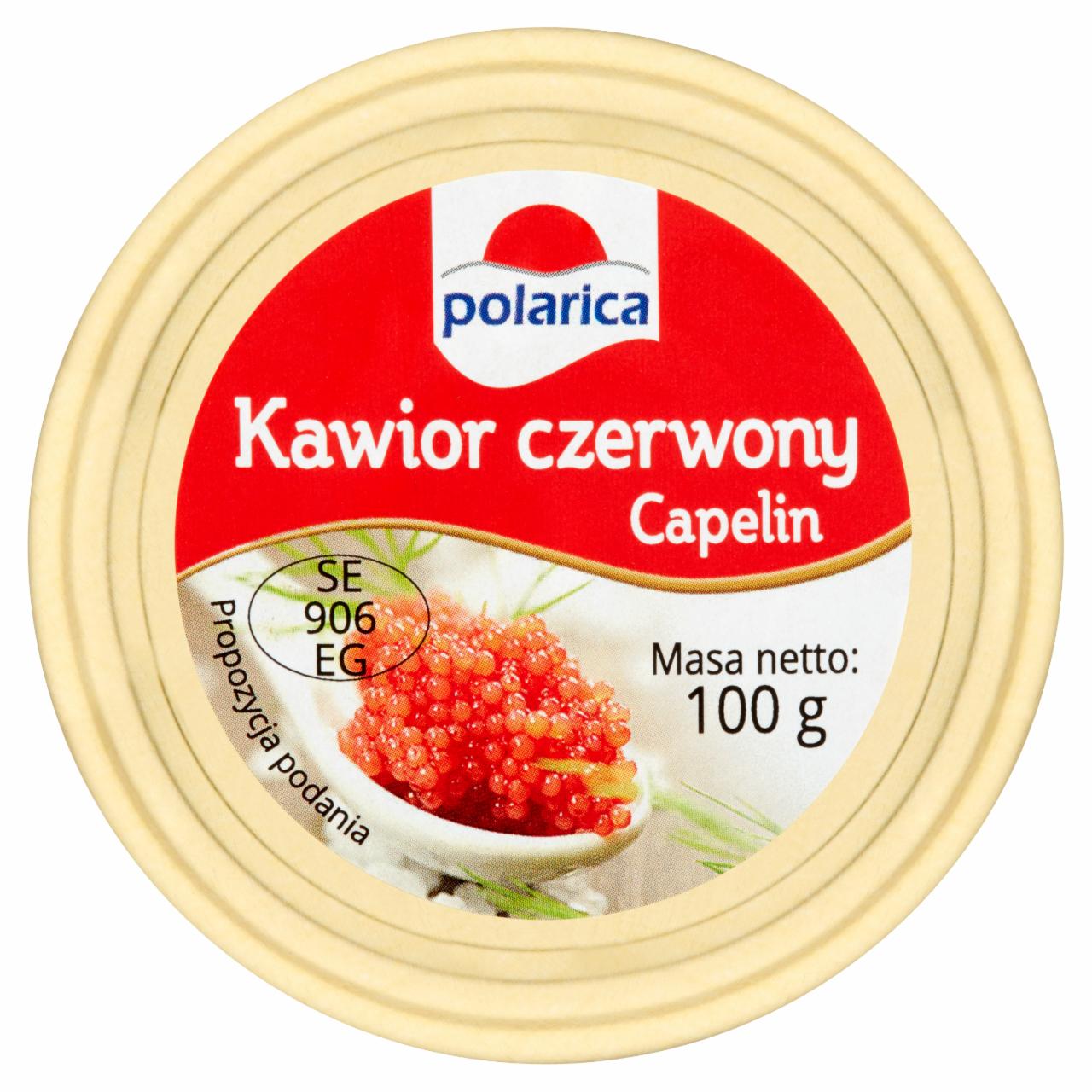 Photo - Polarica Caviar Capelin Red 100 g