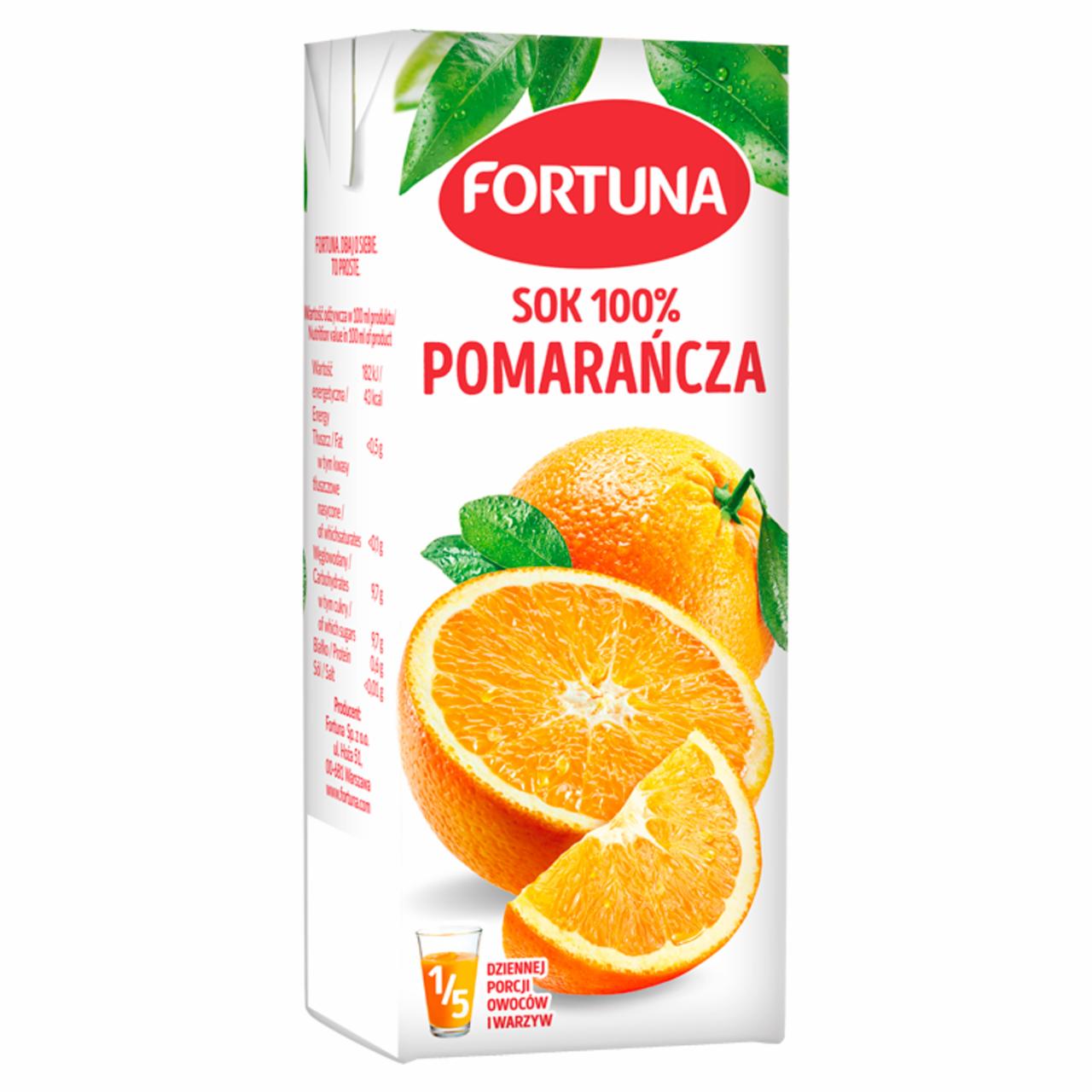 Photo - Fortuna Orange 100% Juice 200 ml