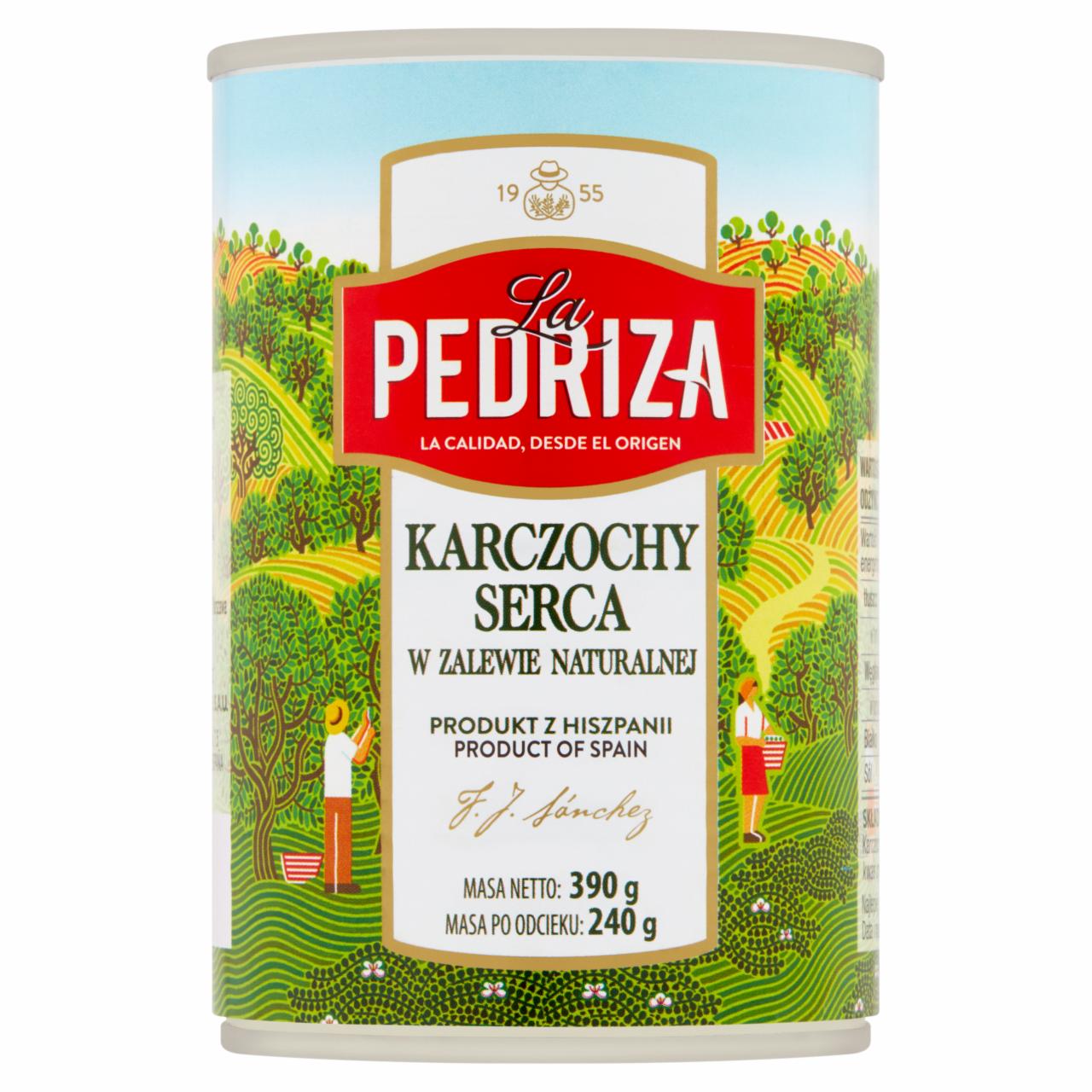 Photo - La Pedriza Heart Artichokes in Natural Brine 390 g