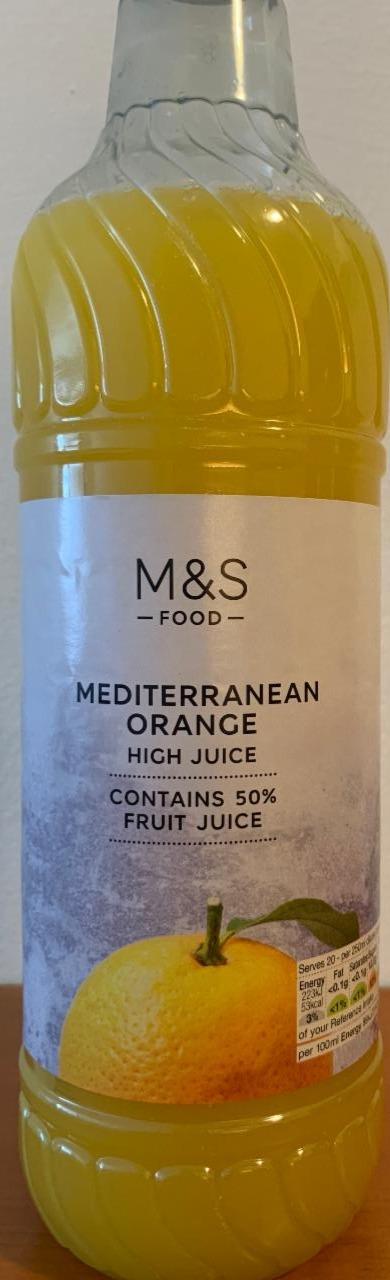Photo - Mediterranean orange high juice Marks & Spencer