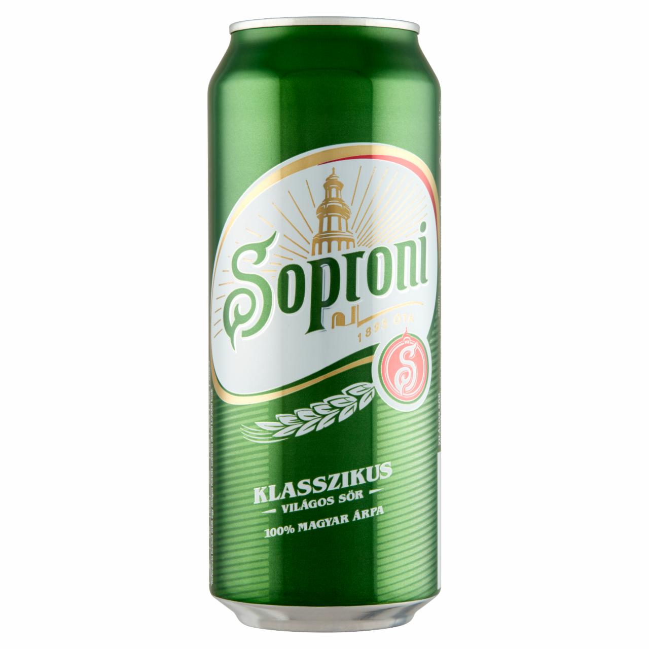 Photo - Soproni Klasszikus Lager Beer 4,5% 0,5 l