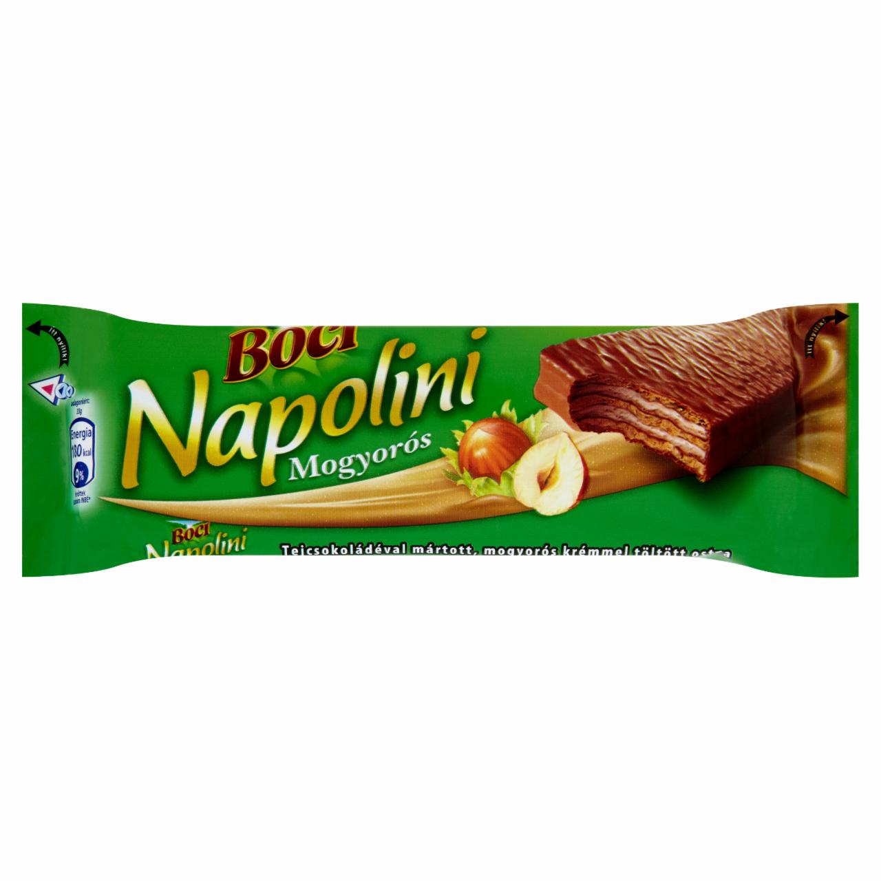 Photo - Boci Napolini Wafer Bar Covered with Milk Chocolate with Hazelnut Cream 33 g