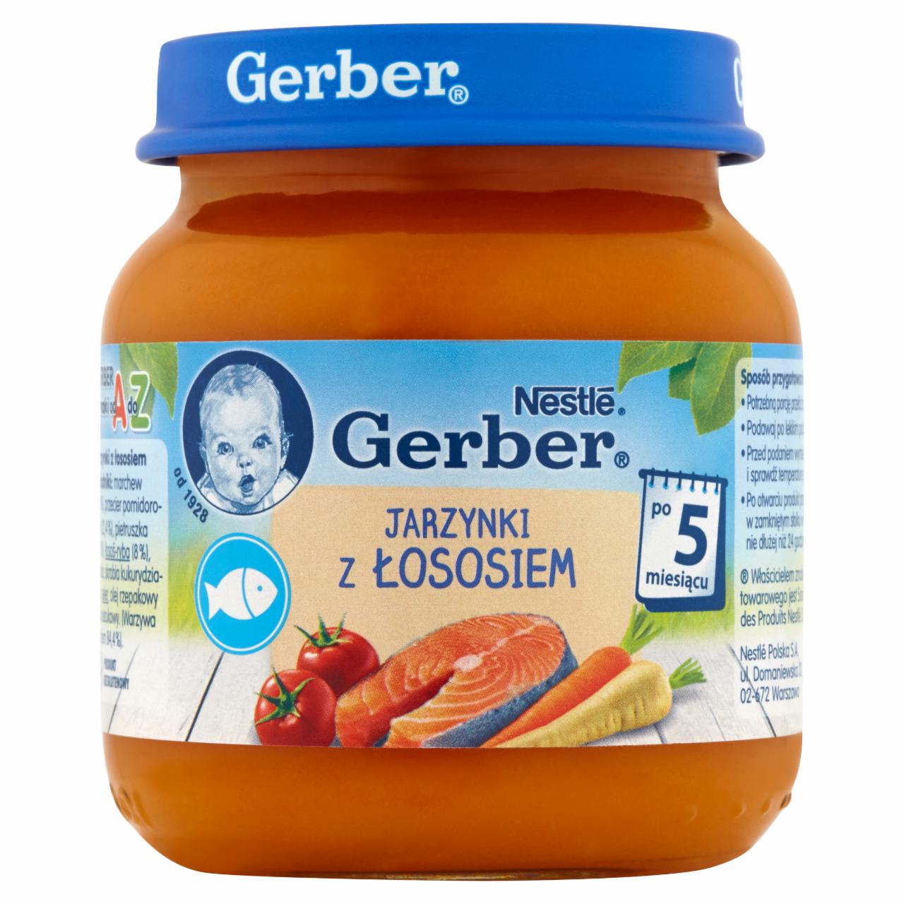 Photo - Gerber Vegetables with Salmon after 5 Months Onwards 125 g
