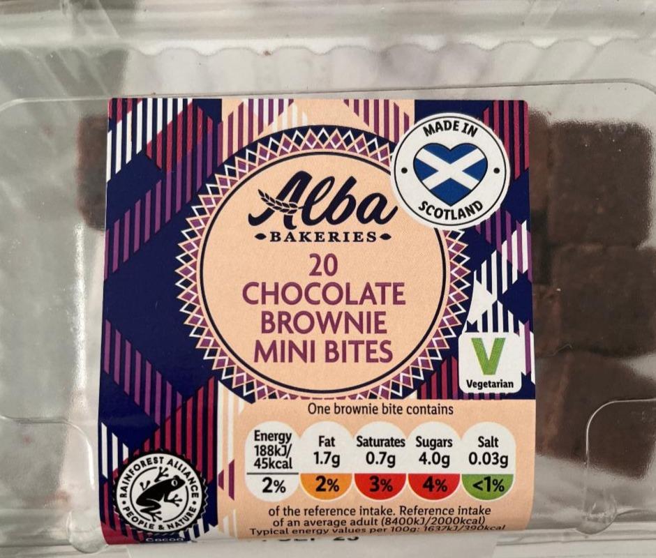 Photo - 20 Chocolate brownies mini bites Alba