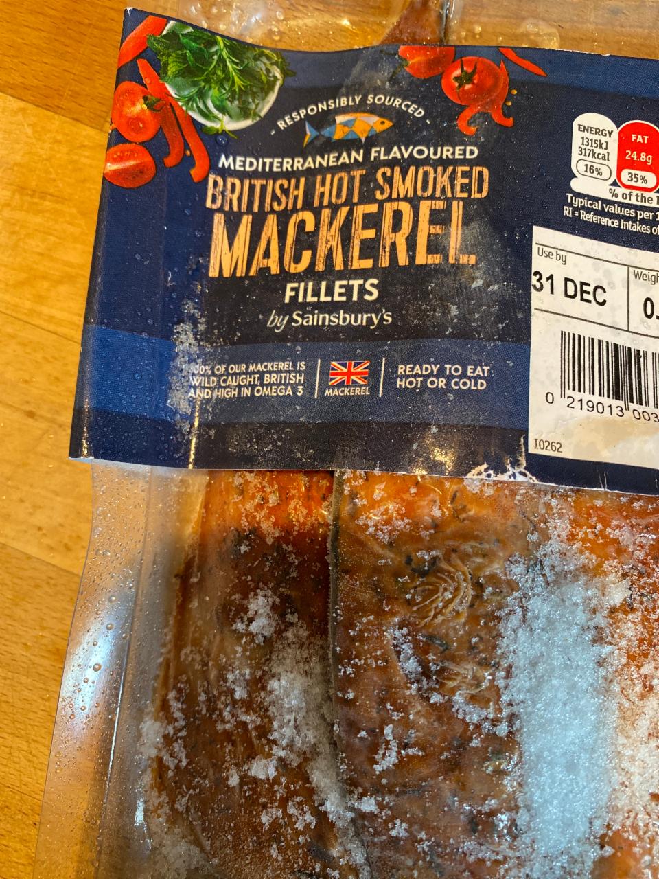 Photo - British Smoked Mackerel Fillets by Sainsbury's