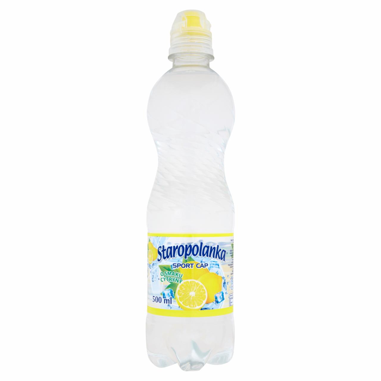 Photo - Staropolanka Sport Cap Lemon Flavoured Low Carbonated Drink 500 ml