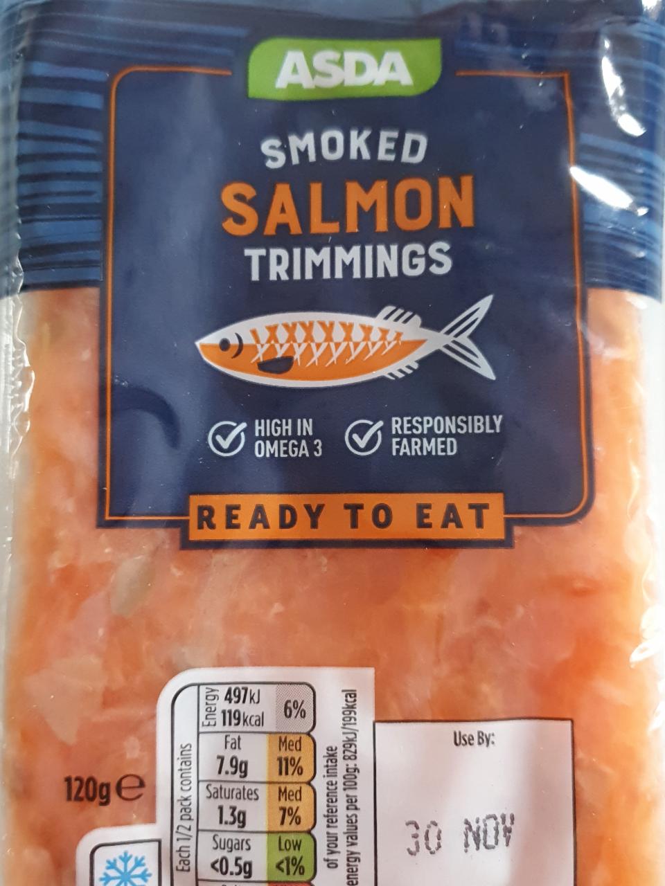 Photo - Smoked Salmon Trimmings Asda