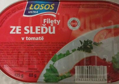 Photo - Łosoś Ustka Herring Fillets in Tomato Sauce 175 g