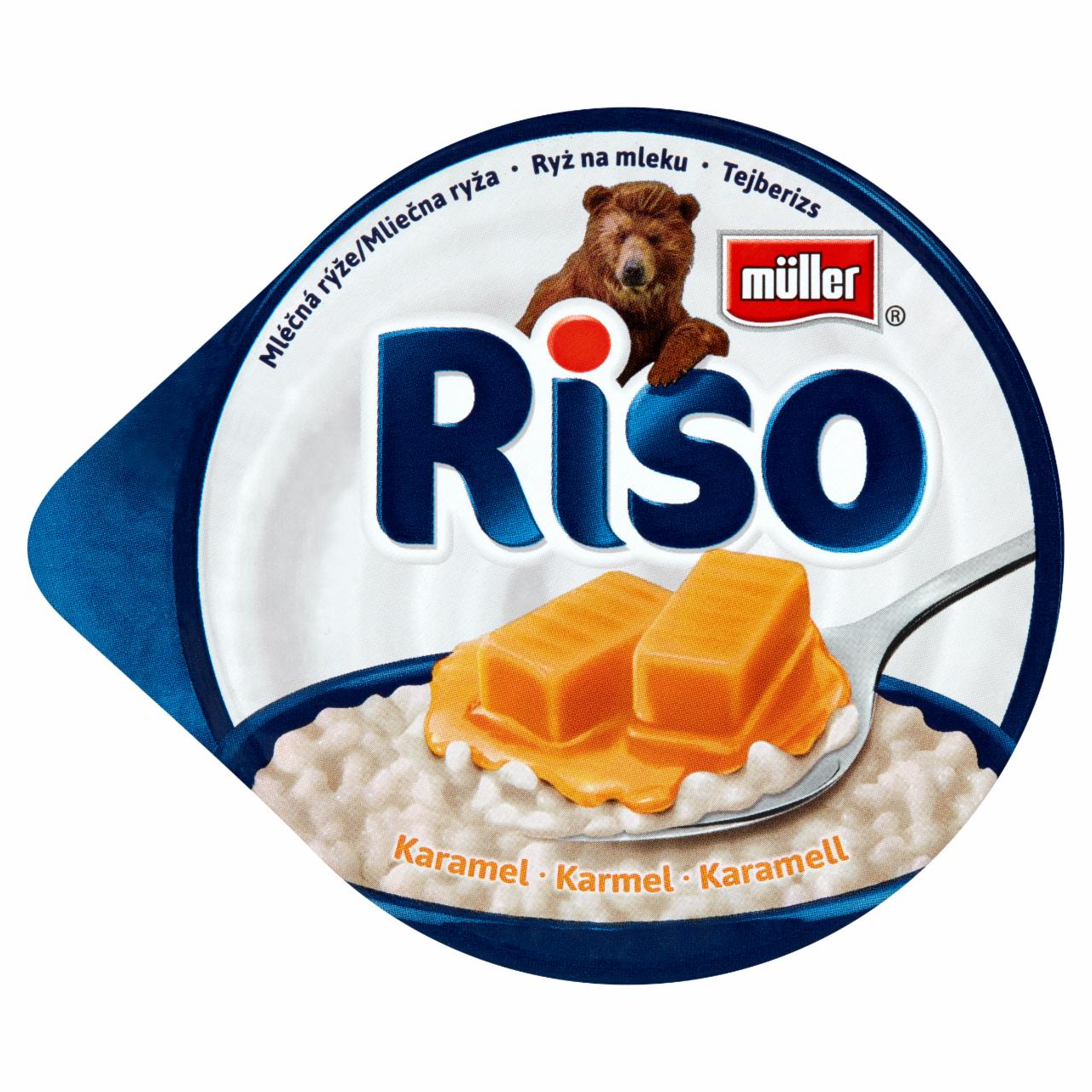 Photo - Müller Riso Caramel Rice-Milk Dessert 200 g
