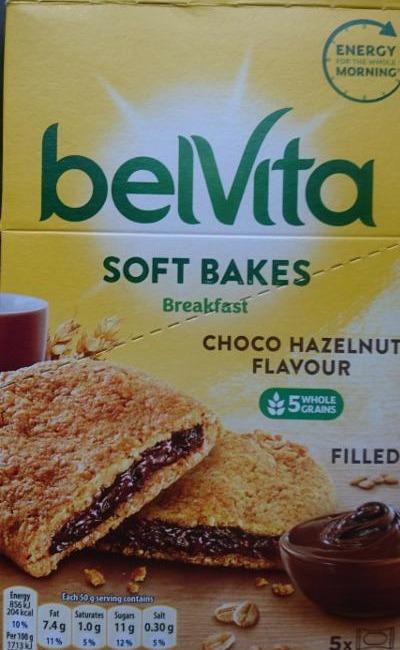 Photo - Soft Bakes Breakfast Choco Hazelnut flavour BelVita