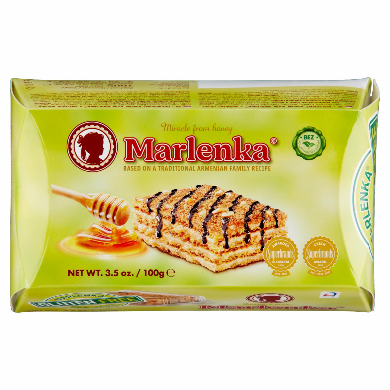 Photo - Marlenka Gluten Free Honey Cake with Walnuts 100 g